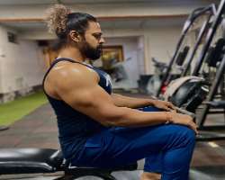 Devdatta is a fitness freak and has maintained his stunning physique by sweating hours at gym.